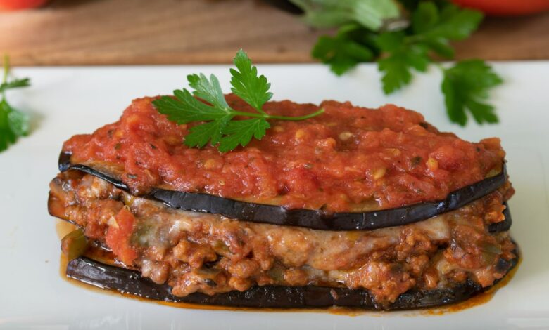 El secreto de lasaña de berenjena y carne sin pasta que amarás 1