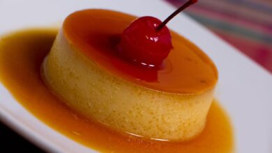 este exquisito flan sin fuego ni huevos 6