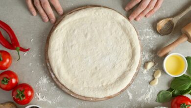 pizza casera con masa de avena en 30 minutos 5