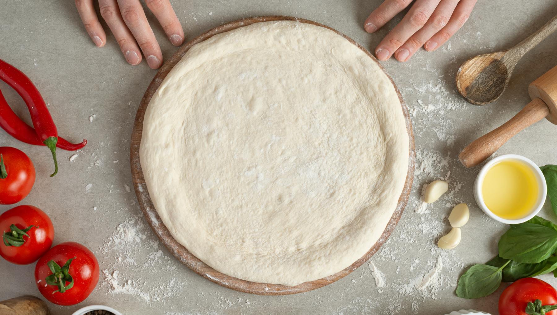 pizza casera con masa de avena en 30 minutos 4