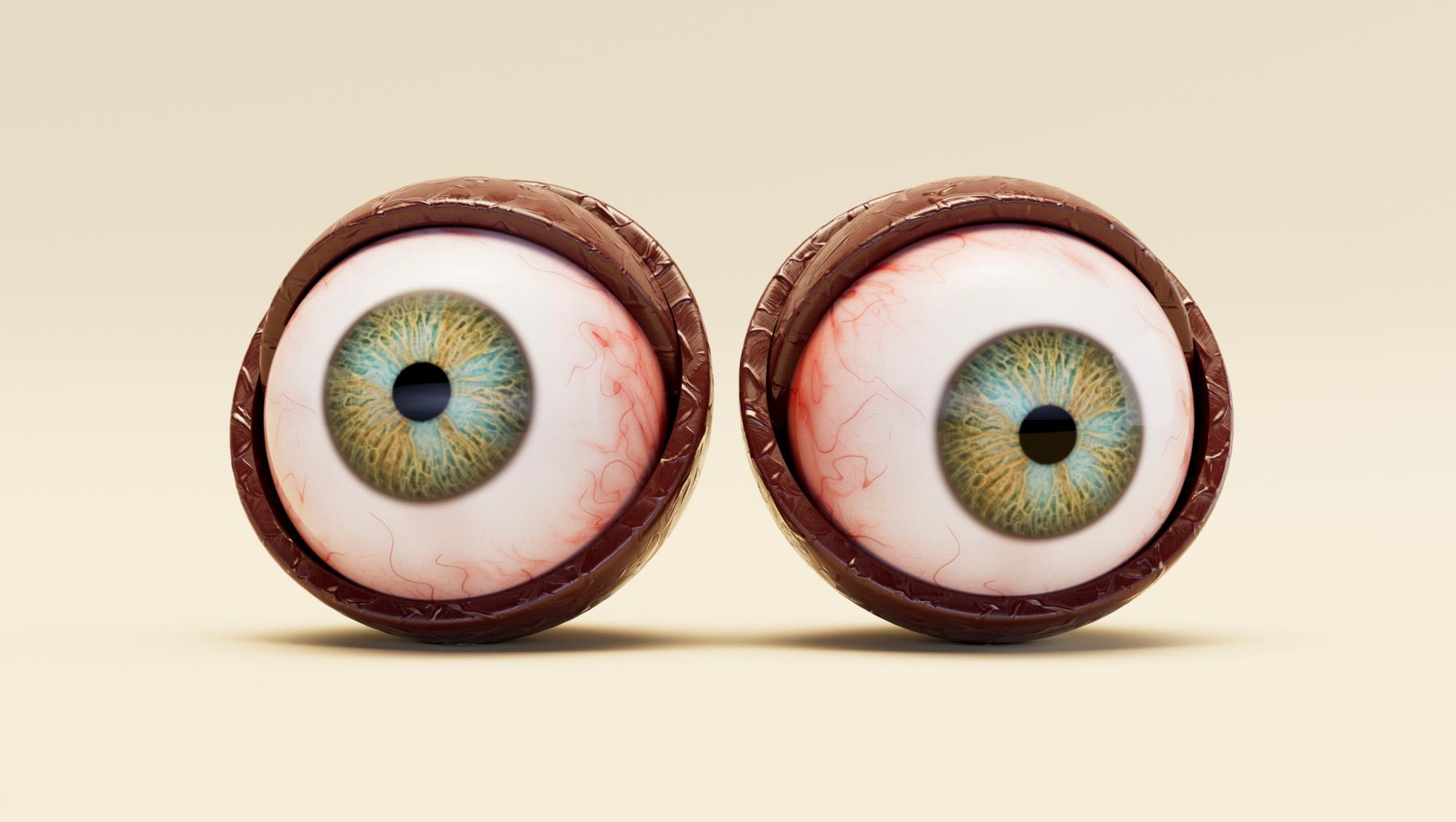 prueba estos ojos de zombie de chocolate en 3 pasos 4