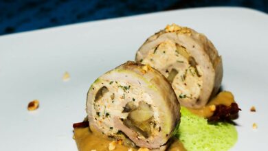 Receta de rollitos de pavo con champiñones al vino 2