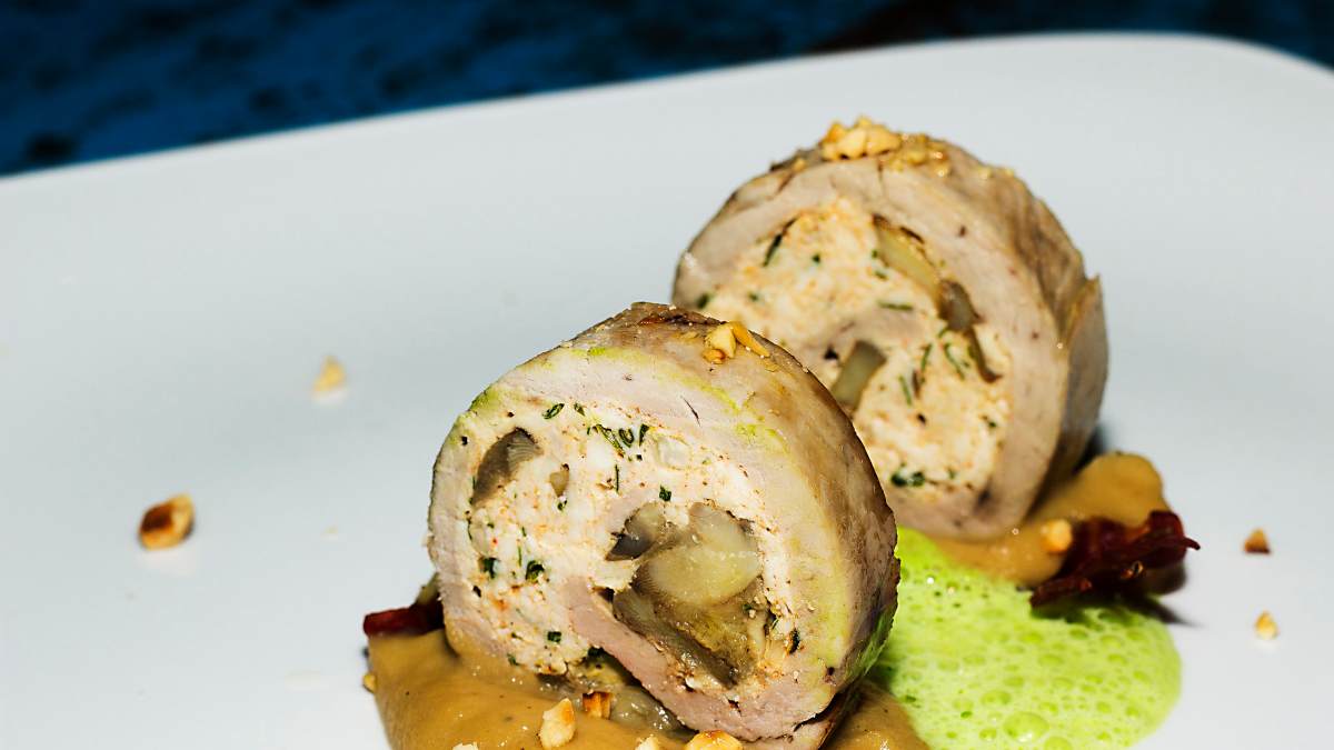 Receta de rollitos de pavo con champiñones al vino 4