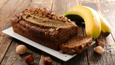 pan de plátano saludable y delicioso 9