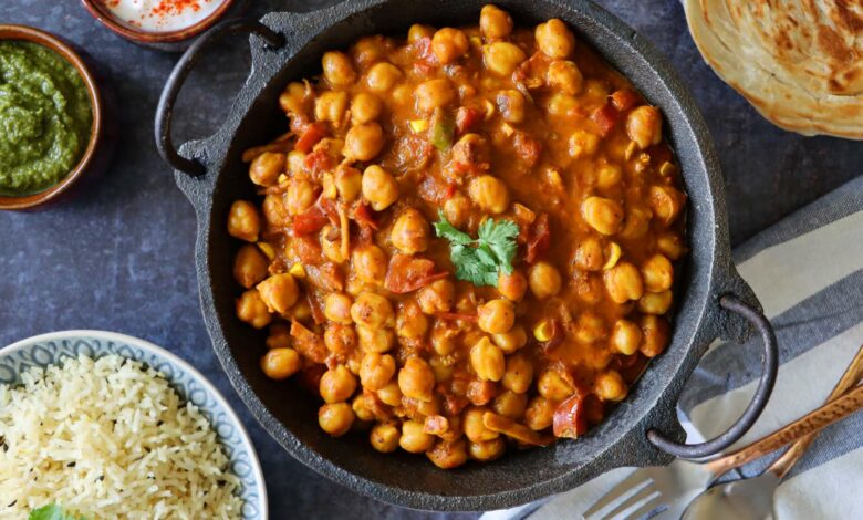 Curry de garbanzos con coco y especias: una delicia exótica y fácil en casa 1