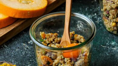 Ensalada templada de quinoa y calabaza asada: ideal para días frescos 2