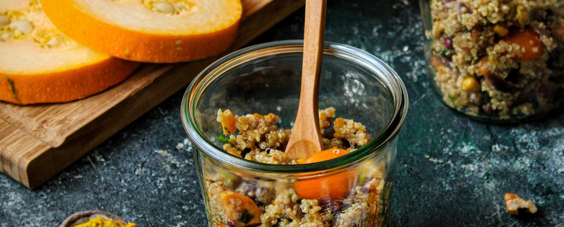 Ensalada templada de quinoa y calabaza asada: ideal para días frescos 4