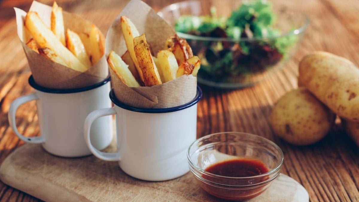 el truco para que las patatas fritas queden muy crujientes por fuera y blandas por dentro 4