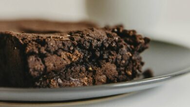 un brownie sin azúcar y sin harina listo en 6 minutos 2