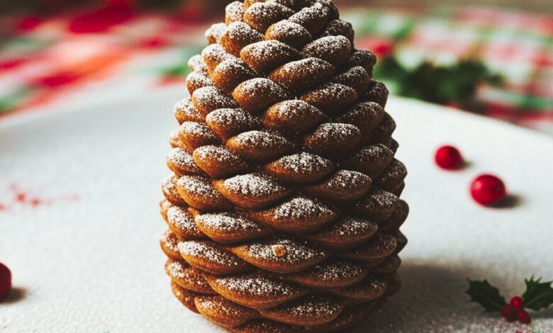 estas piñas de chocolate son el postre viral de esta Navidad, y se hacen en 5 minutos 1