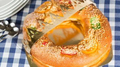 Receta de roscón de reyes hojaldre y almendra 2