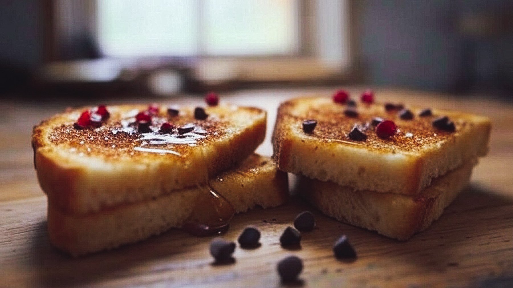 Hay muchas recetas virales para freidora de aire, pero pocas como esta tostada de tarta de queso 4